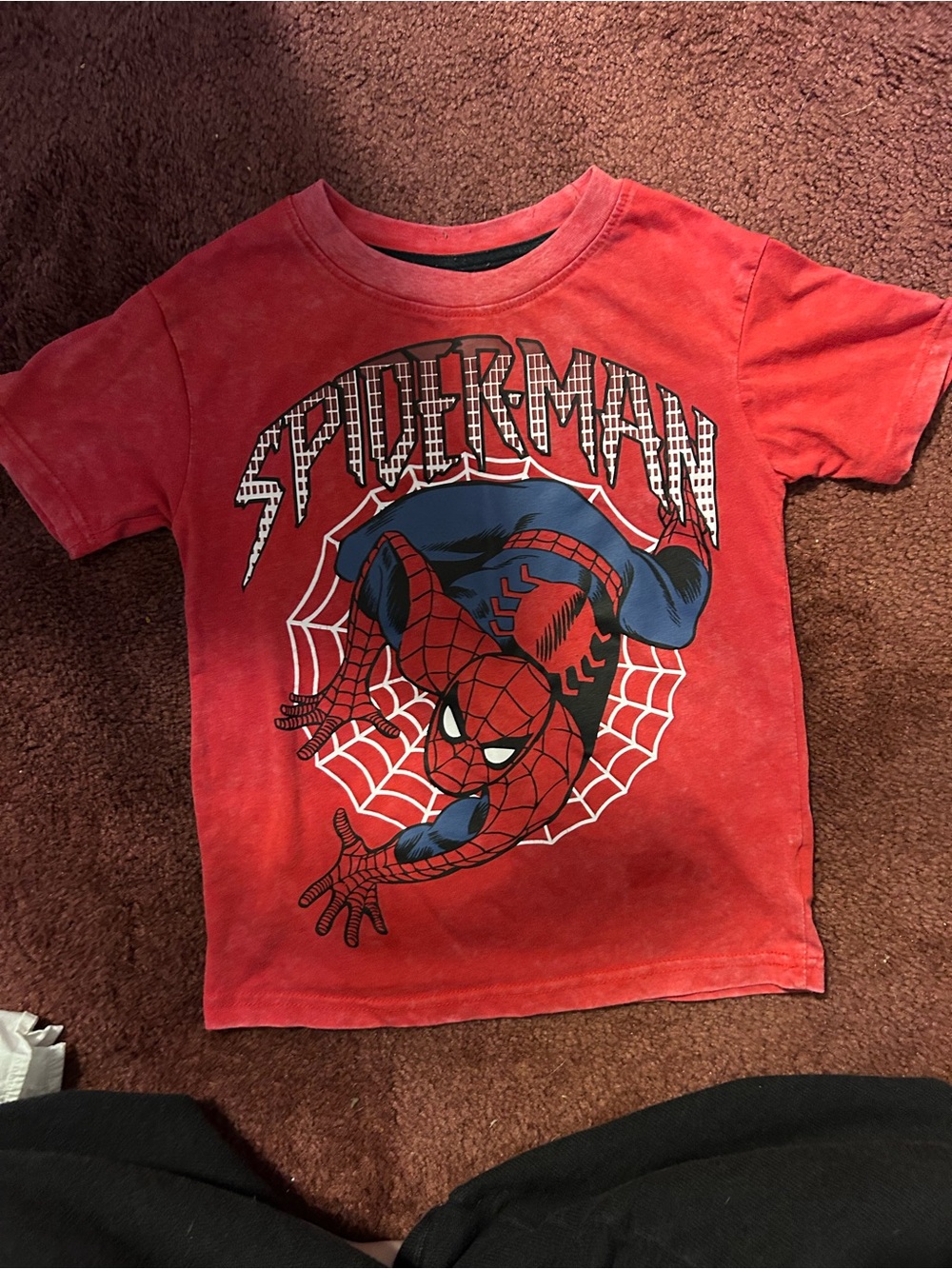 Marvel Spider-Man Red and Blue Graphic Kids Tee